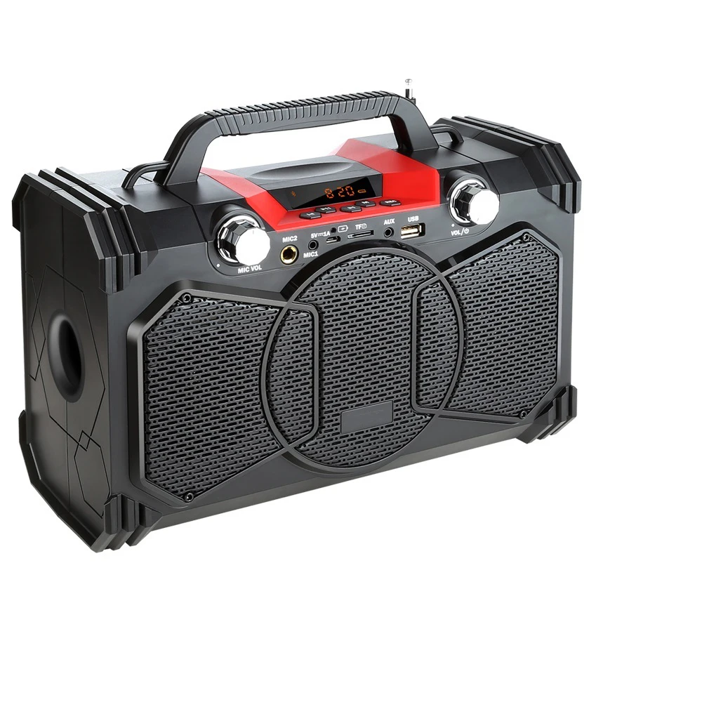 

30W Bluetooth Speaker Portable Wireless Big Power Speakers Soundbox With Remote Control Support FM Radio MIC TF AUX USB