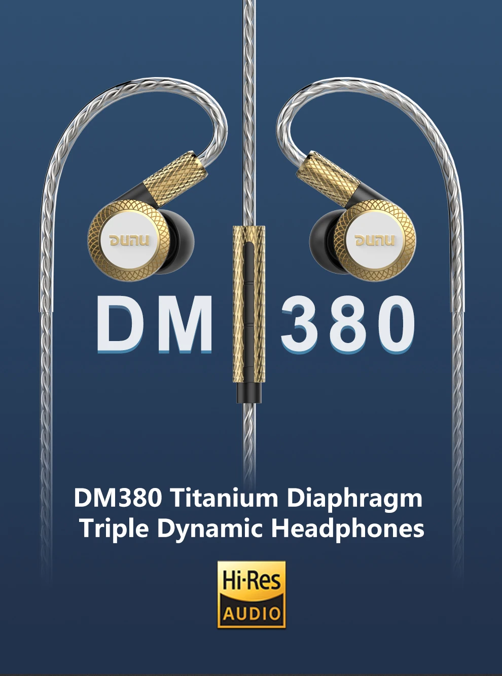 Dunu dm380 hi res layout linear triplo