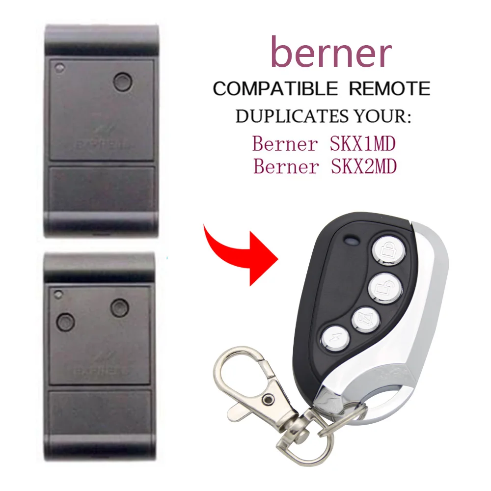 Berner SKX1MD SKX2MD пульт дистанционного управления 433 92 МГц ворота гаражные двери
