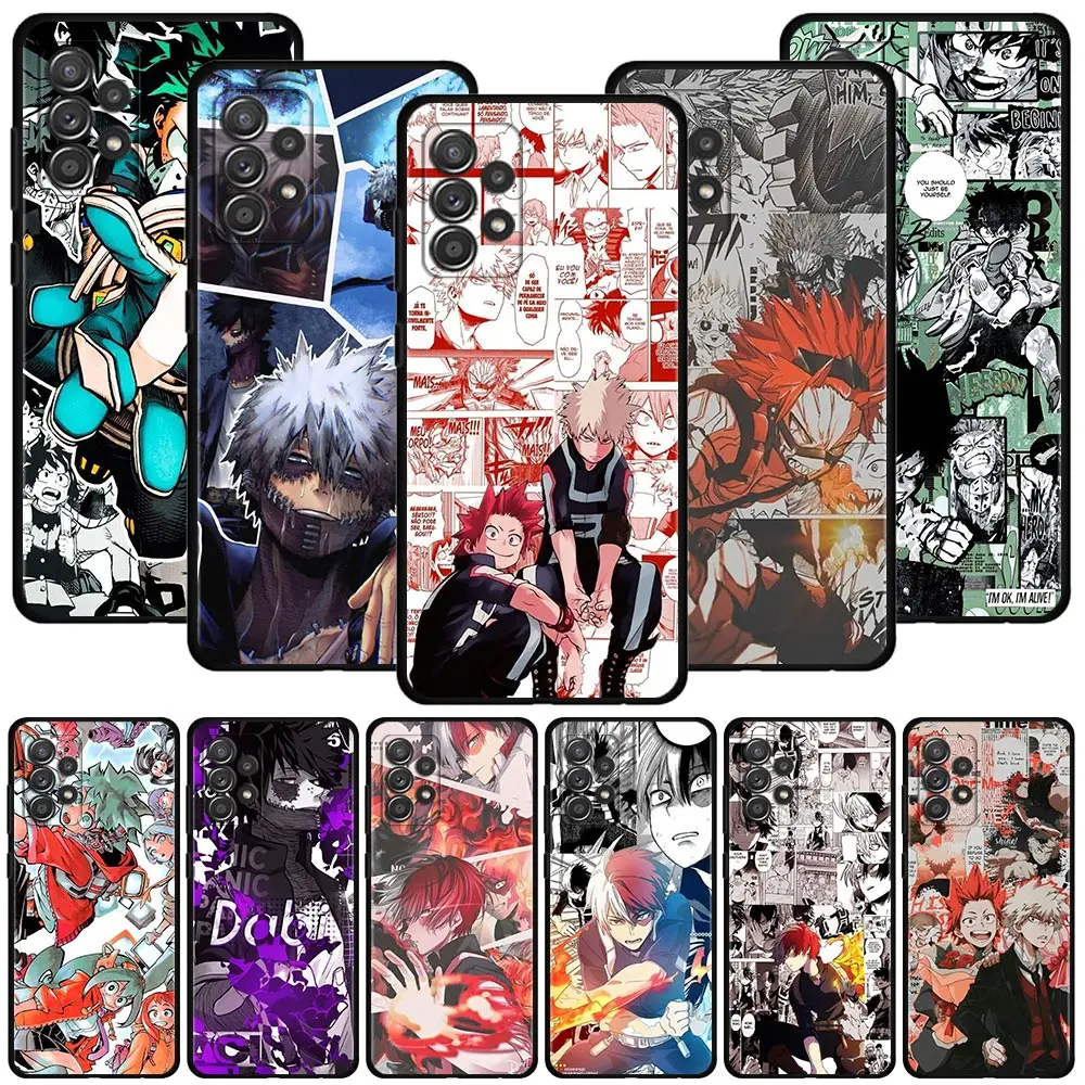 Boku No Hero Академия Izuku Midoriya чехол для Samsung Galaxy A51 A12 A52 A21s A71 A32 A31 A02s A72 A11 A41 A22 A42 A02 F42 |