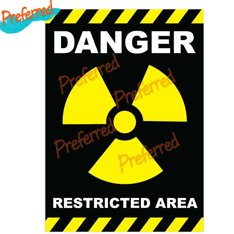 

Warning DANGER RESTRICTED AREA SELF Decal Motocross Racing Laptop Helmet Trunk Wall Vinyl Car Sticker Die Cutting