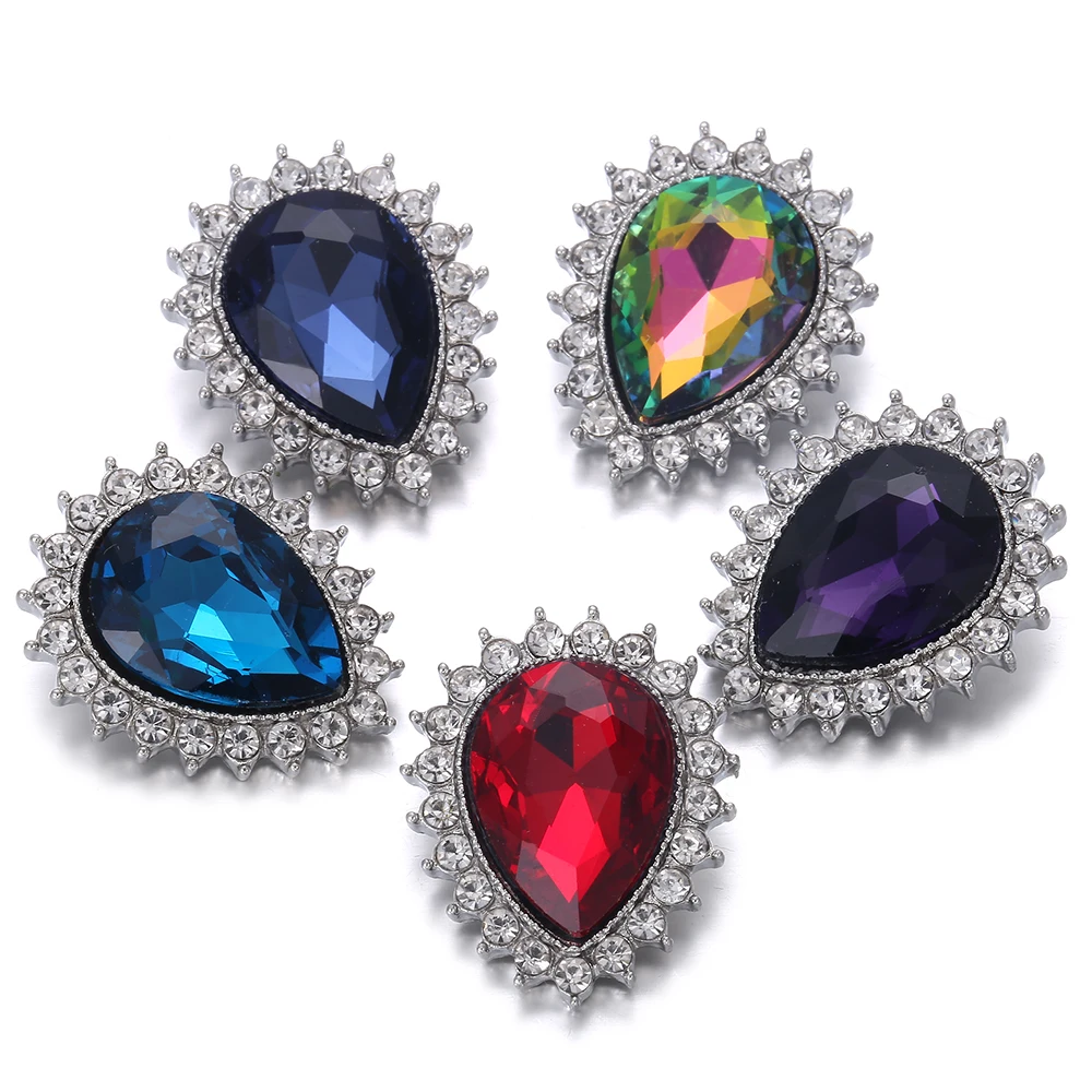 6 шт./лот Новые оснастки ювелирные изделия Смешанные Красочные Стразы Кристалл 18