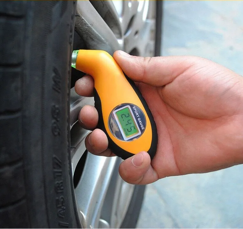 

Digital LED Display Car Tyre Air Pressure Gauge Meter Manometer Barometers Tester Tool Car Tire Tool for Auto Car Motorcycle