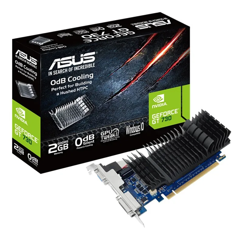 ASUS GT730-SL-2GD5-BRK Video Cards GPU Graphic Card NEW GT 730 2GB gpu computer