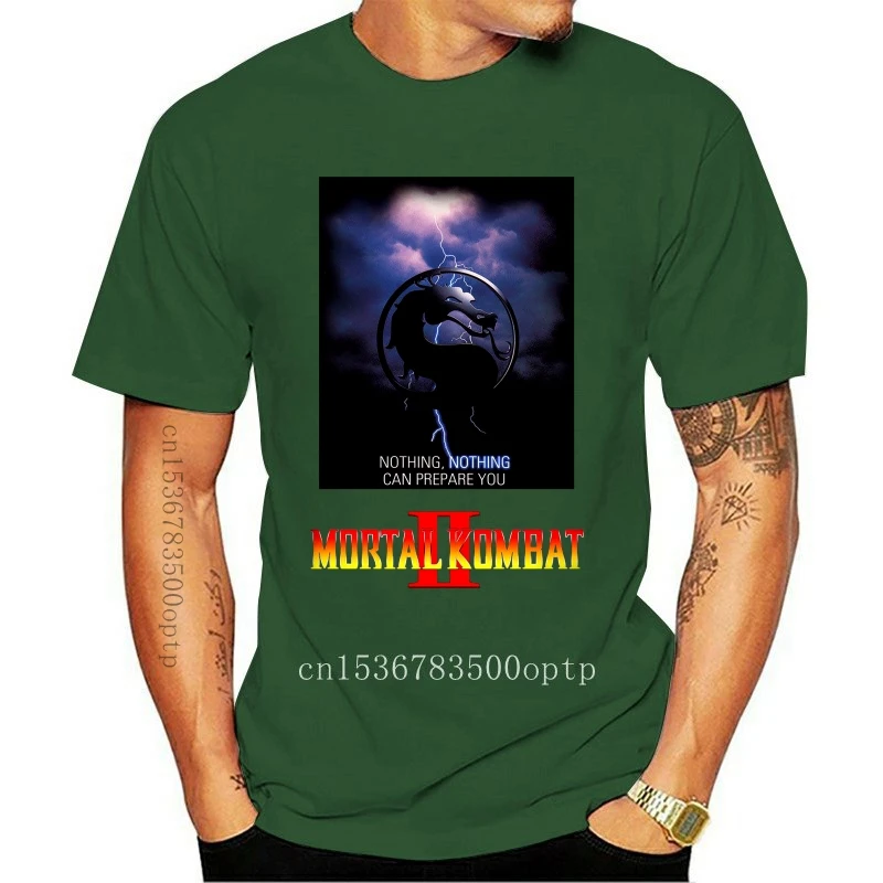 Новая Черная футболка премиум-класса Mortal Kombat Модная хлопковая Футболка