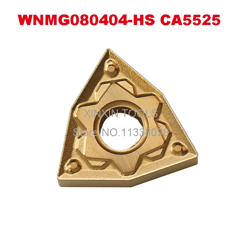

WNMG080404-HS CA5525 карбидные вставки WNMG080408 HS CA5525 Токарные Инструменты держатель токарного инструмента cnc Расточная штанга стальная обработка WNMG