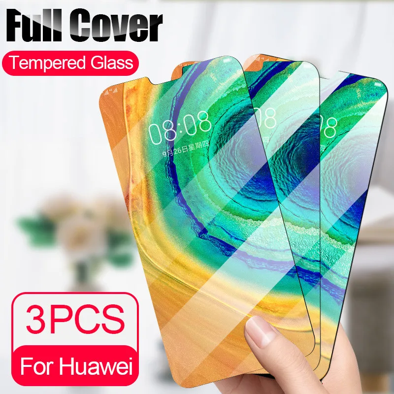 3 шт./лот, закаленное стекло для huawei P20 P30 Lite mate 30 20 10 Lite, защита на весь экран для huawei P Smart Nova 3i glass