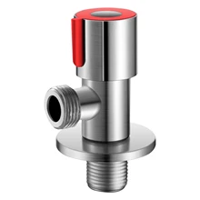 G1/2 нержавеющая сталь горячей и холодной воды треугольный клапан воды Раковина Ванная комната душ сантехника угловой клапан кран водяной клапан