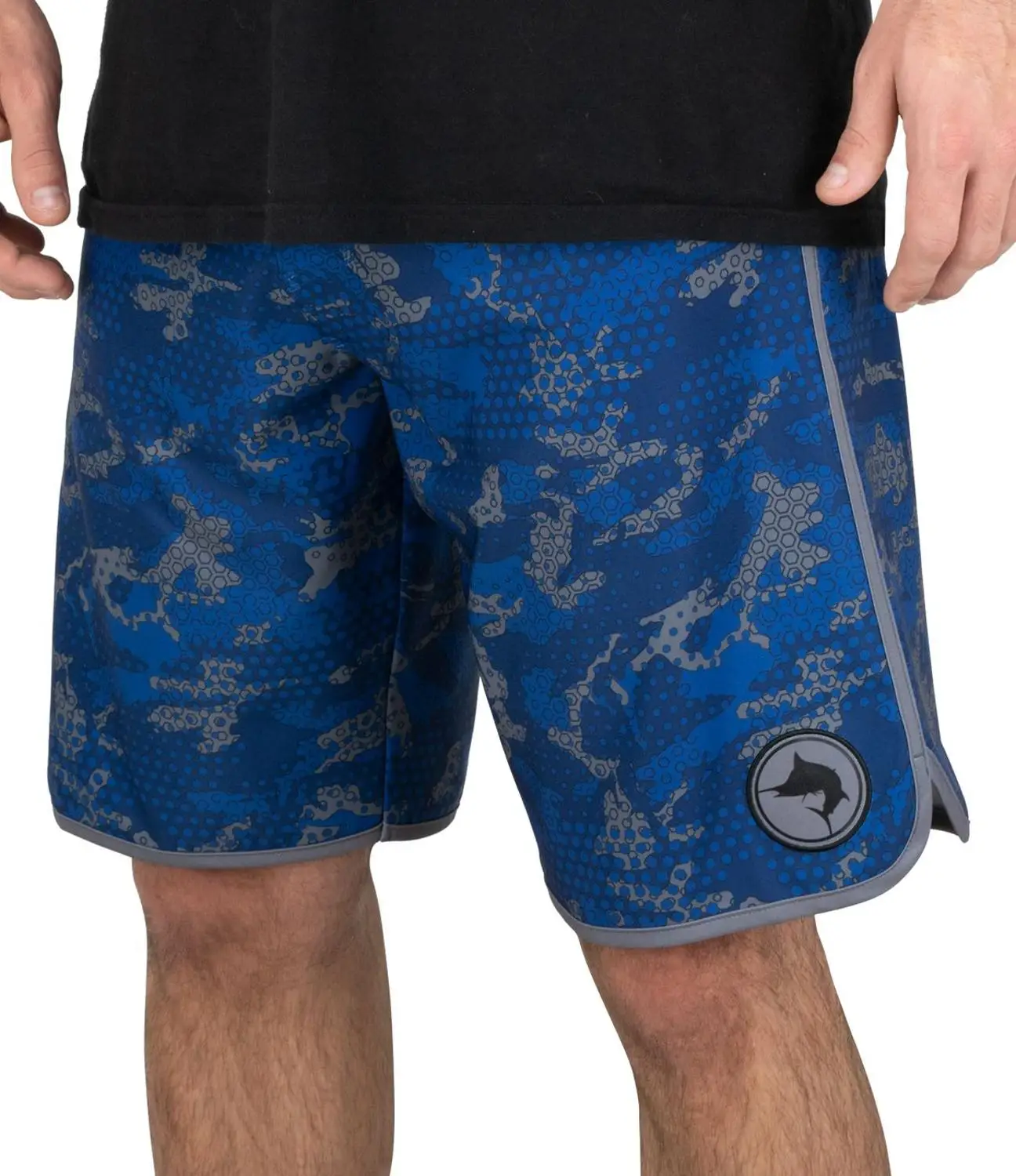 Ambush Navy Pel* gic мужские шорты для рыбалки быстросохнущие шорты для серфинга быстросохнущие UPF50 уличные походные спортивные шорты для рыбалки Размер США 30-40 - Цвет: Ambush Navy