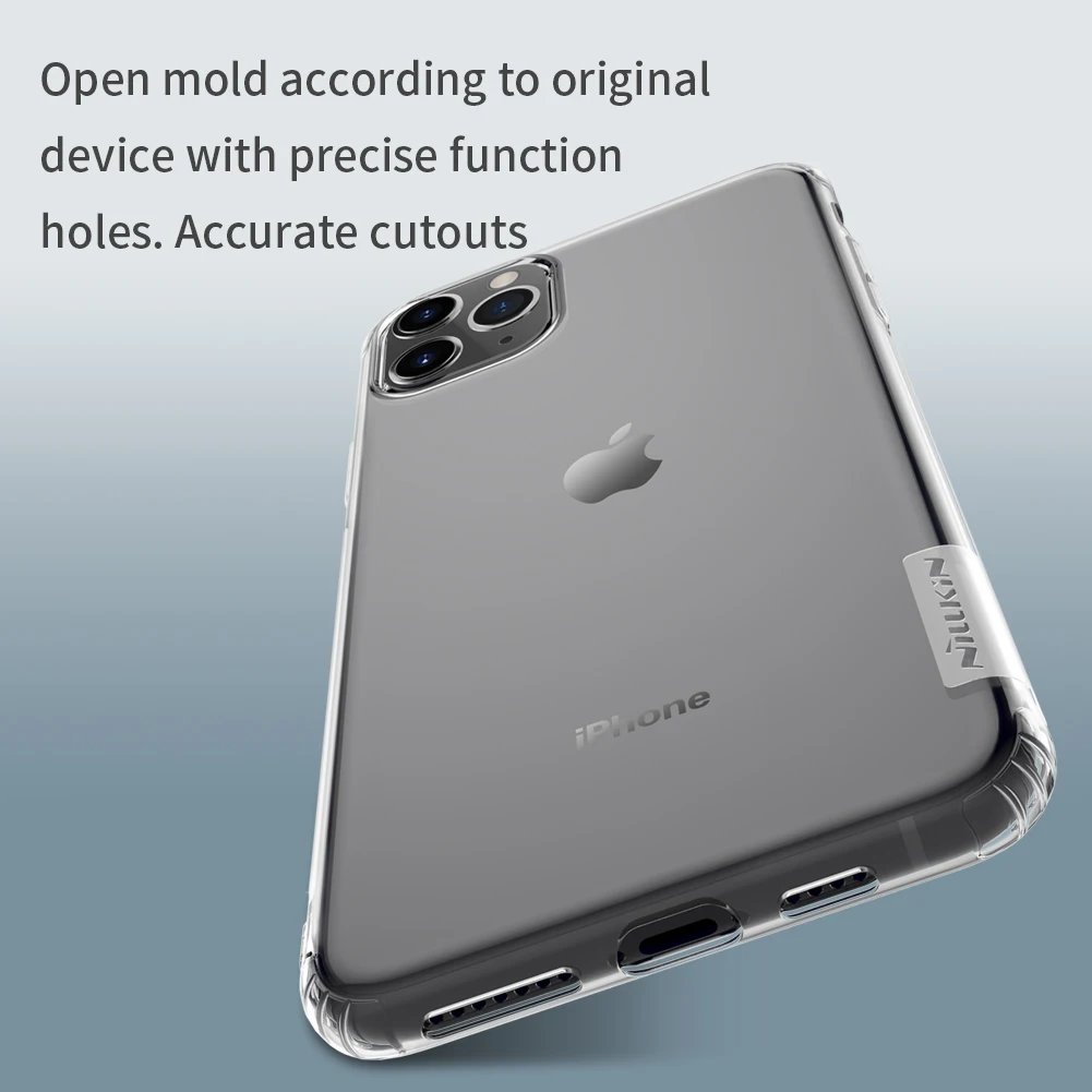 Для iphone 11 Pro Max чехол Nillkin серии Nature прозрачный мягкий чехол из ТПУ для Apple iphone 11/11 PRO/11 PRO MAX чехол