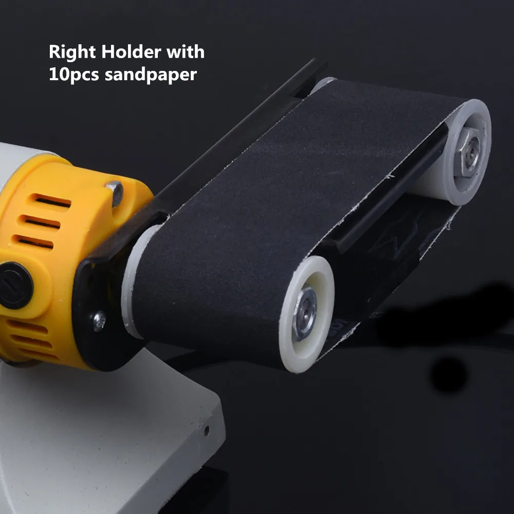 Right Holder 220 V, мульти-функциональное электрическое ленточно-шлифовальный станок, дерево, металл, нефрит шлифовальная полировальная машинка Y - Цвет: Right Holder