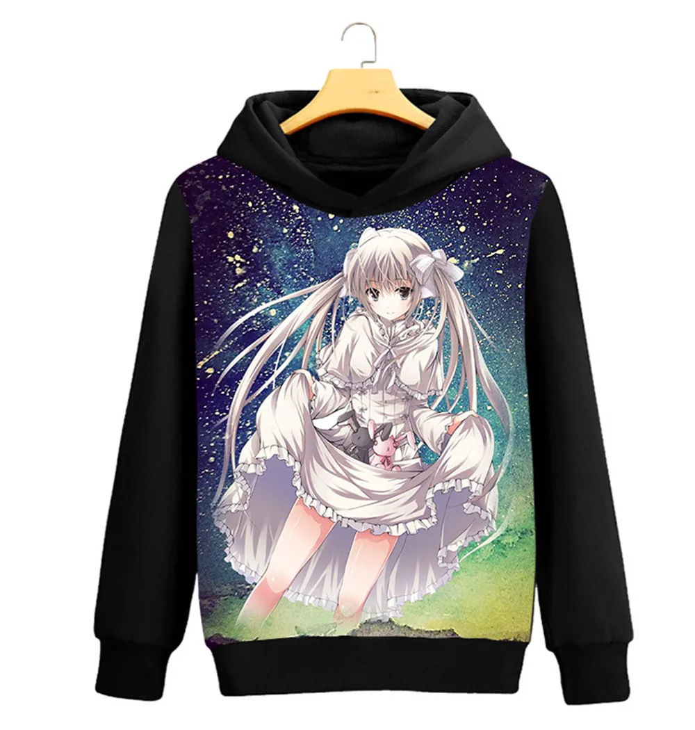 Style3 Аниме Yosuga no Sora Kasugano Sora, толстовка на молнии с капюшоном, костюм для косплея, мужская и женская куртка, Повседневная Толстовка, уличная одежда - Цвет: Style3