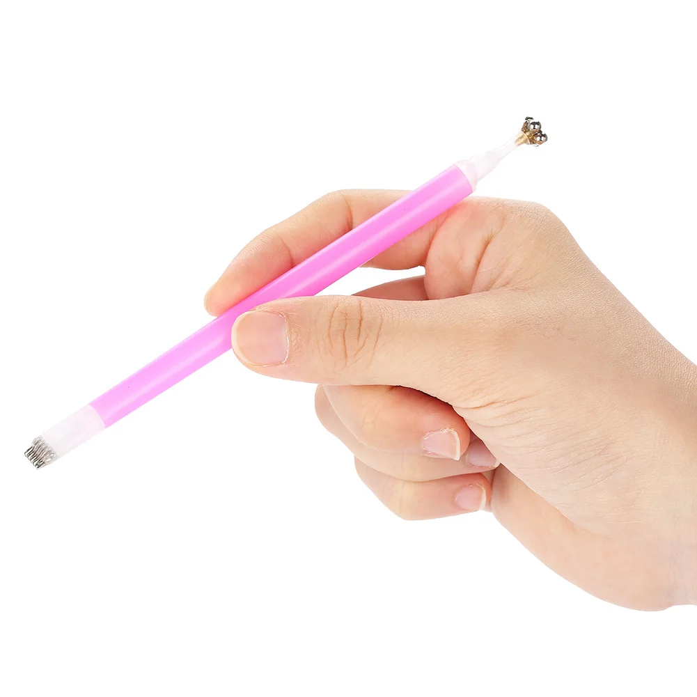 Двойная головка кошачий глаз магнитная ручка DIY 3D лак для ногтей уф гель маникюрный инструмент