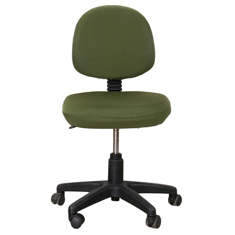 Эластичный чехол для компьютерного стула, чехол для офисного стула, чехол для обеденного стула, защитный чехол для стула - Цвет: Army Green