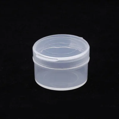 100 Pcs 5g Make Up Jars Mini Sample Bottle Sealing Pot Face Cream Container Portable Bottle Plastic Transparent Case Box