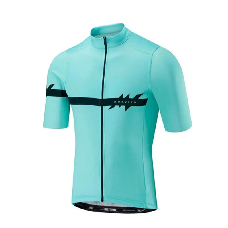 Morvelo Pro Team Мужская Летняя велосипедная Джерси с коротким рукавом рубашка быстросохнущая велосипедная MTB велосипедная верхняя одежда силиконовая Нескользящая