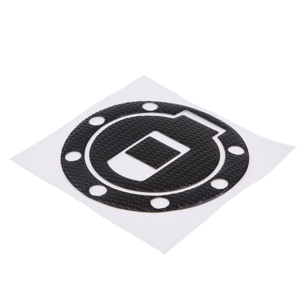 Black Gas Tank Fuel Cap Cover Protector Pad for Yamaha YZF R1/R6/FZ/FZR