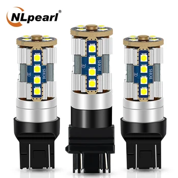 

NLpearl 2X Signal Lamp T25 3157 Led P27/7W 3156 P27W 3030SMD T20 7440 Led WY21W W21W 7443 W21/5W Led Backup Light Reversing Lamp