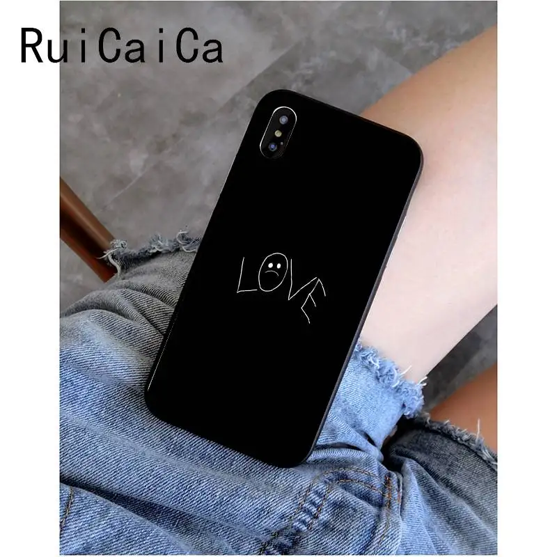 A13 RuiCaiCa Lil Peep Lil Bo Peep черный мягкий чехол для телефона для iPhone 8 7 6 6S Plus X XS MAX 5 5S SE XR 11 11pro 11promax - Цвет: A13