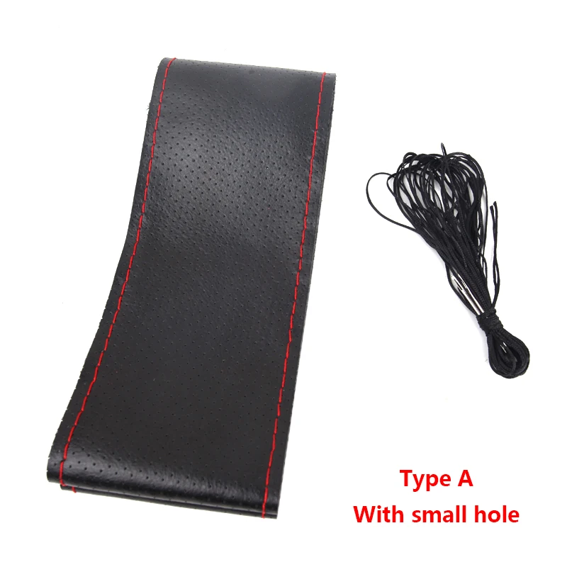 

2 Types 6 Colors DIY steering wheel braid With Needles And Thread Artificial Leather Steering Wheel Cover soft