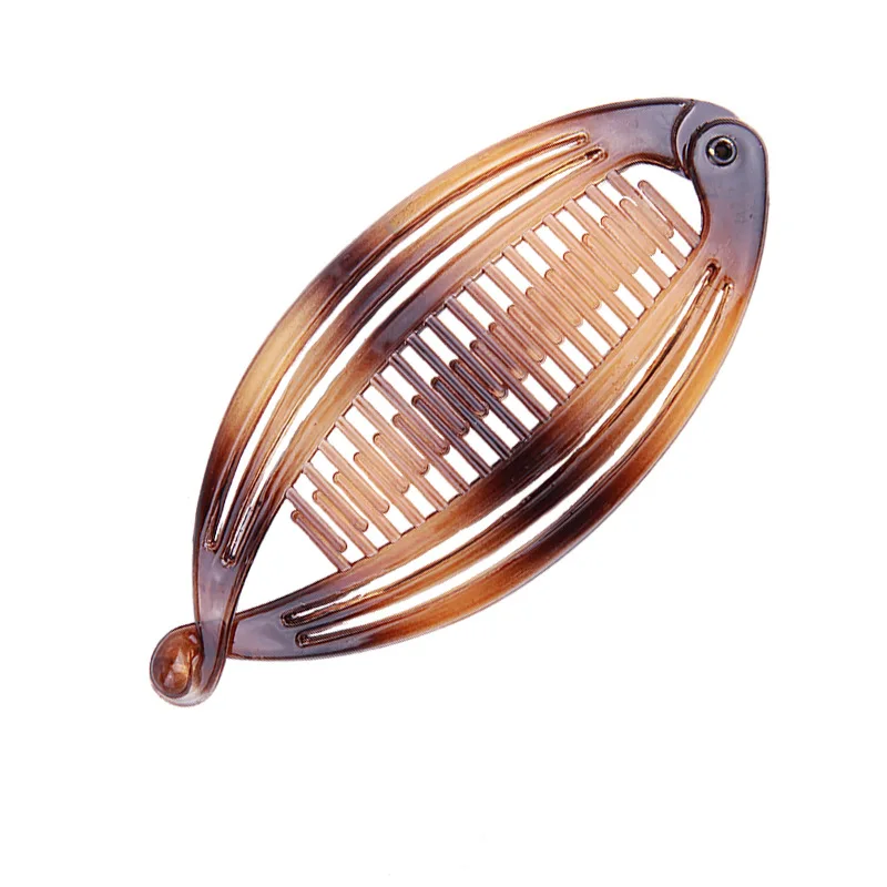 hair clips for thick hair Hair Claws Clip Fish Shape Vintage Hair Clips For Women Girls Clincher Combs Tool for Curly Fishtail Hair Clips Hair Accessories head scarf bandana Hair Accessories