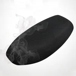 3D мотоциклетная сетчатая крышка сиденья Водонепроницаемость черная сетчатая защитная подушка накладка коврик полиэфирная сетчатая ткань