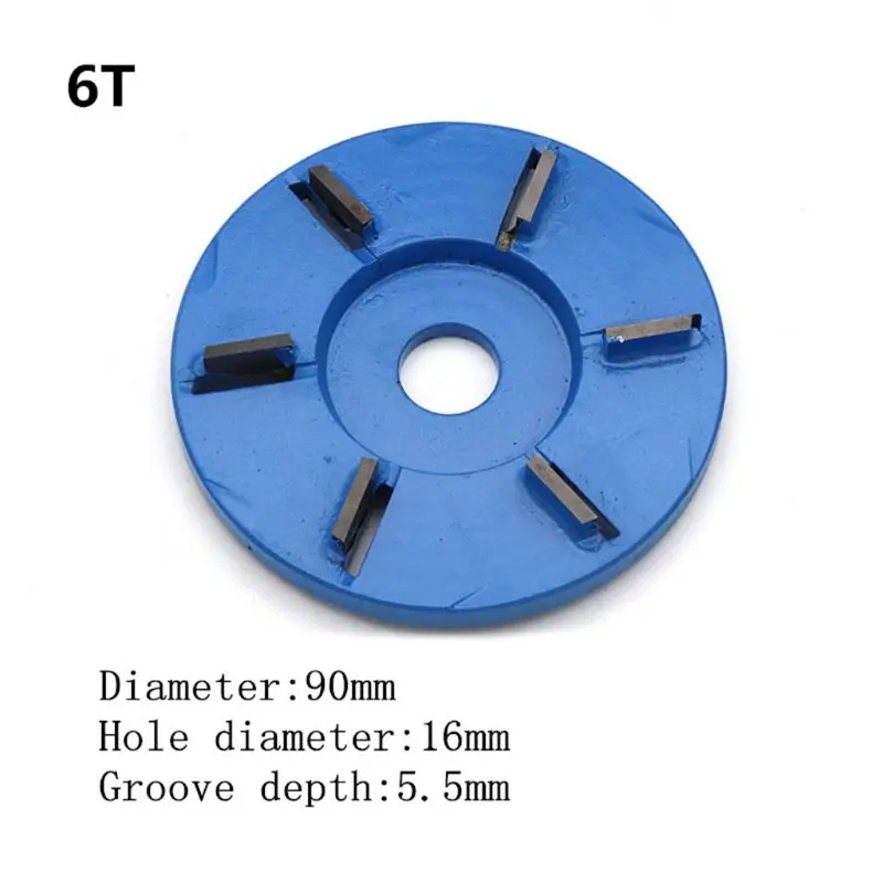 3/5/6 Зубы на плоской подошве Мощность резак по дереву диск для 16 мм Угловая шлифовальная машина