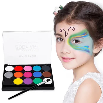 

15 Colors Party Halloween Makeup Face Body Art Painting Body Painting Drama Clown
