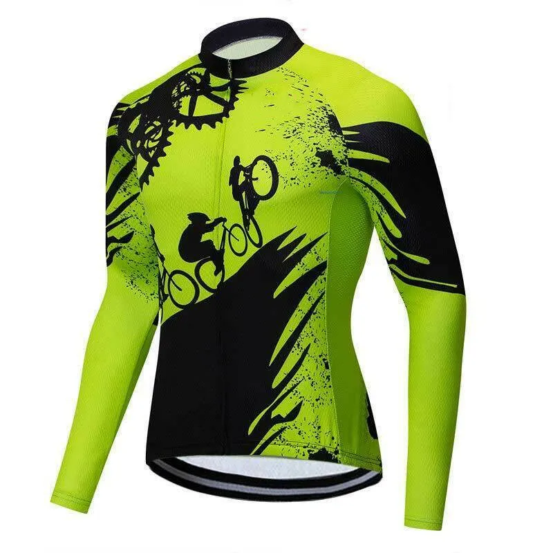 thumbnail image 1 of Ropa de ciclismo de montaña con protección solar, camisetas de manga larga para ciclismo, camisetas para hombre, ropa deportiva para exteriores, camisetas de ciclismo de nuevo diseño 2022, 1 of 4
