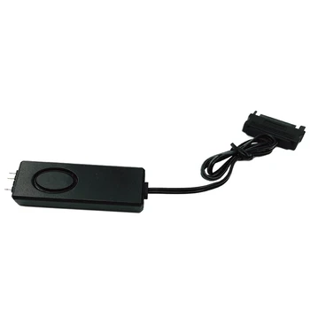 

5V 3Pin ARGB Controller SATA Pin Power Supply Desktop Computer Remote Control for 3Pin 5V Case LED Lighting