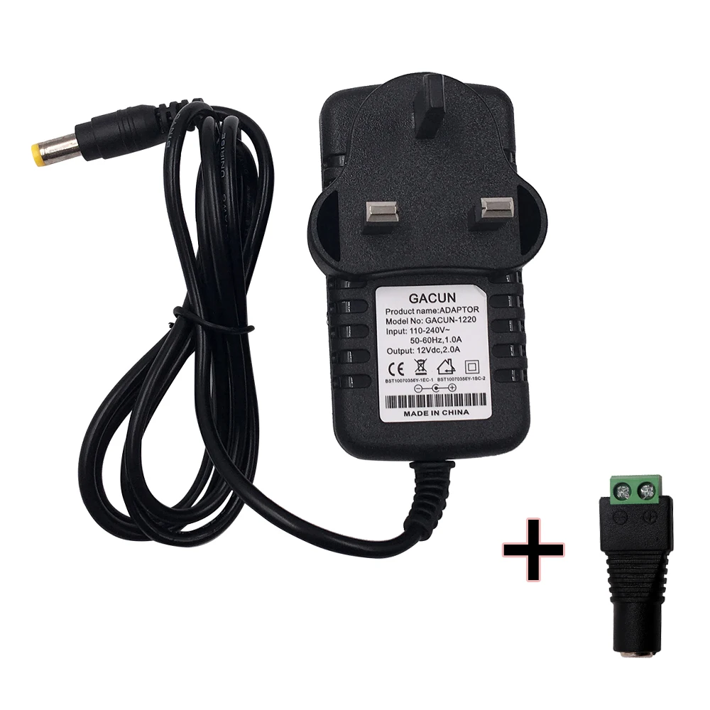 

Power Supply Adapter Converter AC 100-240V to DC 12V 2A 3A 5A Switching Transformer EU US UK AU Plug Charger for LED Light Strip