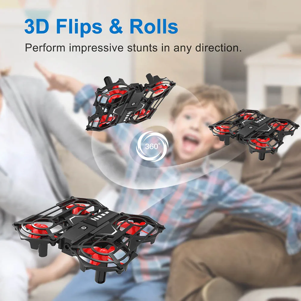 Детский мини-Дрон 2,4G 6 Axis RC Квадрокоптер Вертолет Самолет фиксированный 3D флип и Безголовый режим Квадрокоптер RC вертолет для детей