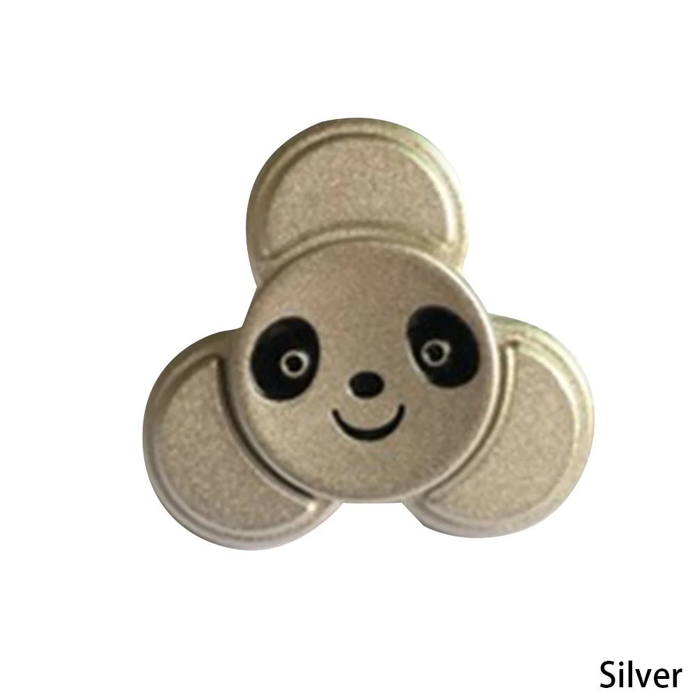 Креативные милые панды Дети Finger Spinner Милые Руки Непоседа Zink EDC акцентированные Спиннеры из цинкового сплава стиль головоломка Finger ADHD