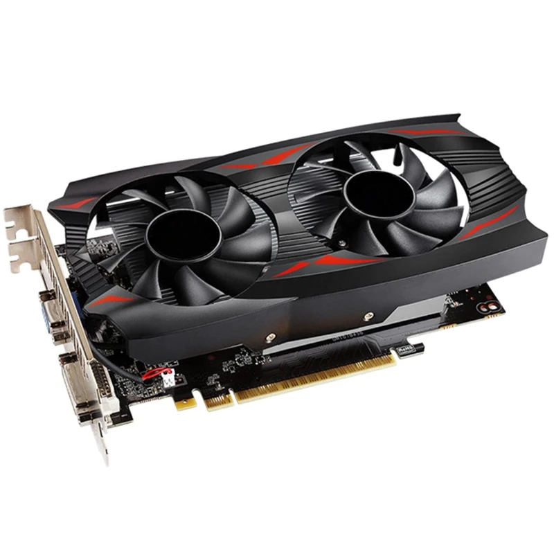 Горячая-Видеокарта Gpu Gtx750Ti 2 ГБ Gddr5 изображения карты Instantkill R7 350, Hd6850 для игр Geforce