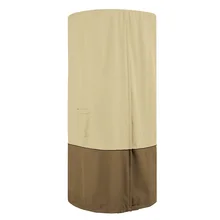 Пылезащитная Крышка для патио с подогревом, анти-Грязная наружная веранда с защитой от ультрафиолета, летняя Ткань Оксфорд с молнией для стола