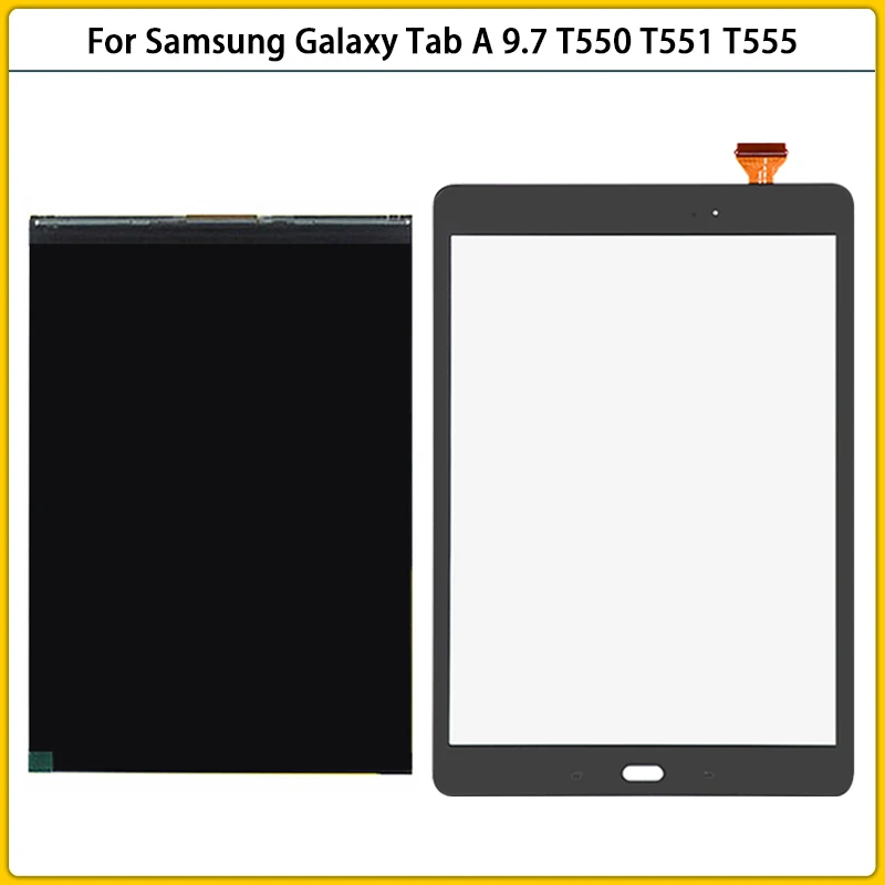 Новинка сенсорный ЖК-экран T550 для Samsung Galaxy 9 7 дюйма SM-T550 T555 T551 ЖК-дисплей сенсорная