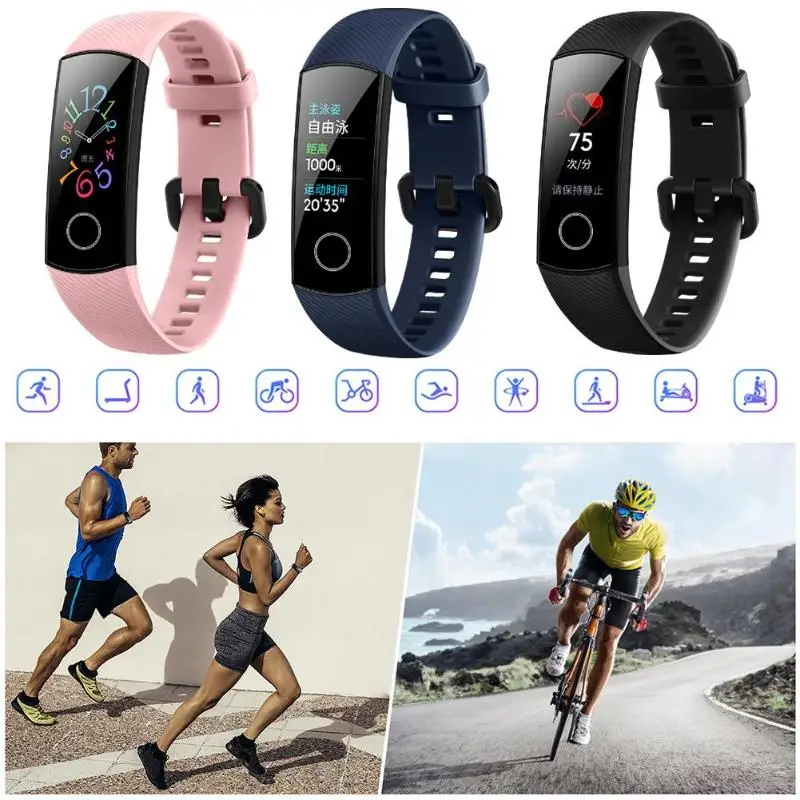 Смарт-браслет huawei Honor Band 5 Oximeter с сенсорным экраном, магический цвет, распознавание пульса, сна, 5