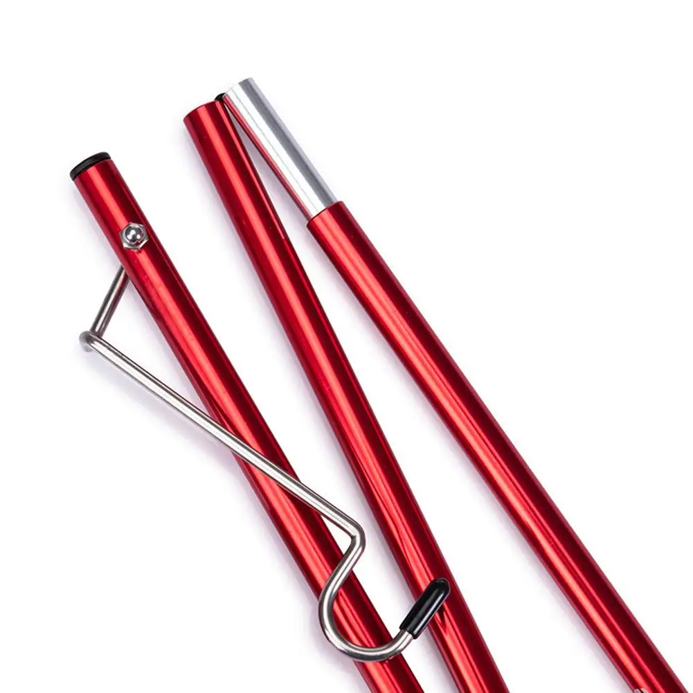 Baratos 96,5x14,4x4 cm Barra de tienda telescópica Tarp conjunto de varillas de luz de aluminio ajustables para carpas postes de toldo camping de senderismo