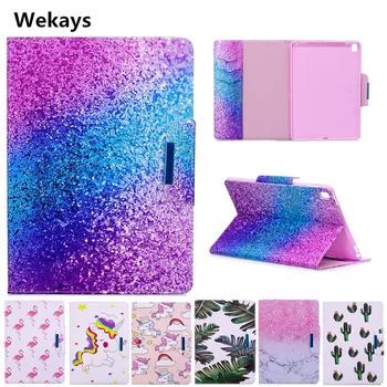 

Wekays Case for Apple IPad Pro 9.7'' Cute Cartoon Flamingo Unicorn PU Flip Leather Cover Case For iPad pro 9.7 inch model Capa