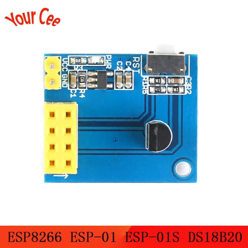 ESP8266 ESP-01 ESP-01S DS18B20 Adjustable High-precision Temperature Control Thermostat WIFI wireless Switch Module For Arduino |