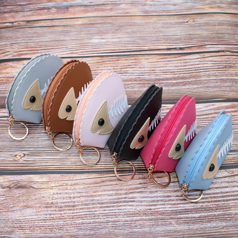 Newly Wallet Keychain Set Hand Holding Fishbone Wallet Frog Diamond Metal Keychain for Women Car Phone H66
