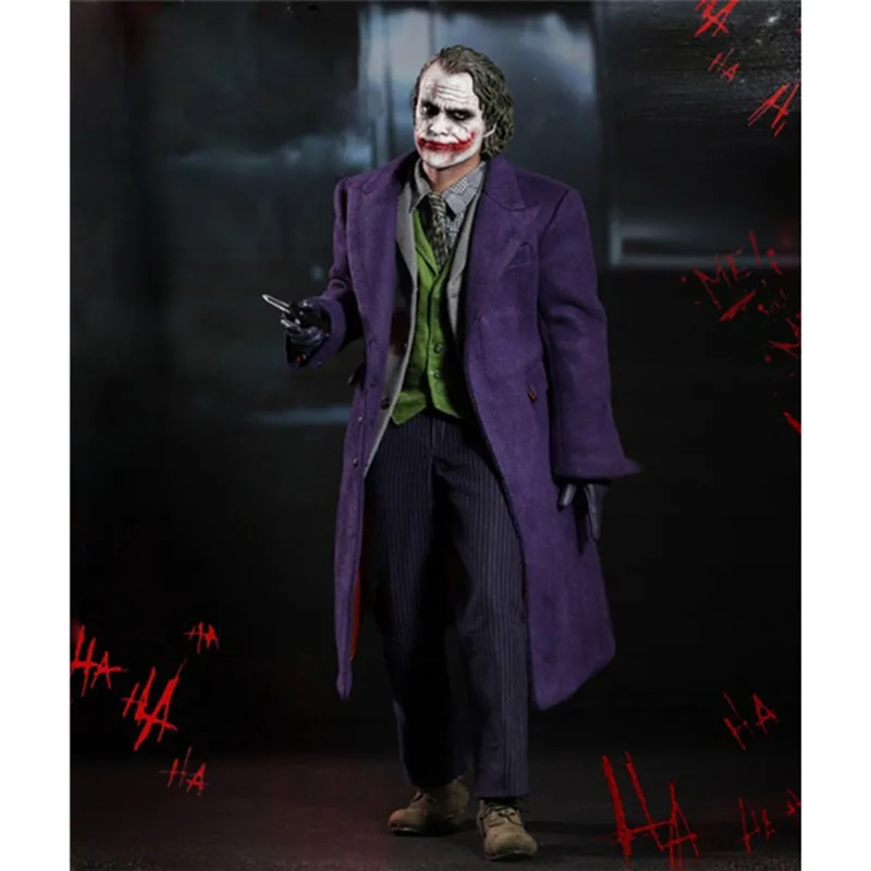 

Batman The Dark Knight Joker Variant Action Figure 1/6 scale painted figure Real Clothes Ver. Joker PVC figure Toy Brinquedos