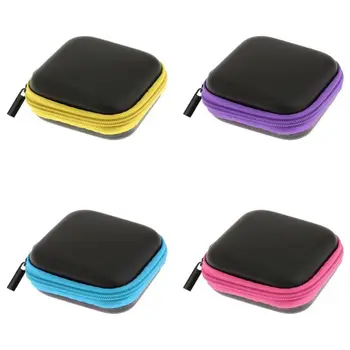 

4Pcs Carrying Hard Case Earplug Pocket Earphone Cable Jewelry Storage Box
