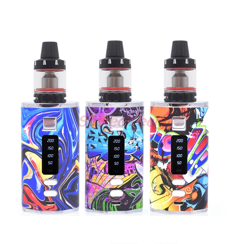 Original 200w Box Mod Vape Pen 510 Thread Atomizer Starter Kits Dual 18650 battery 4400mAh Adjustable Variable Voltage Vape Kits