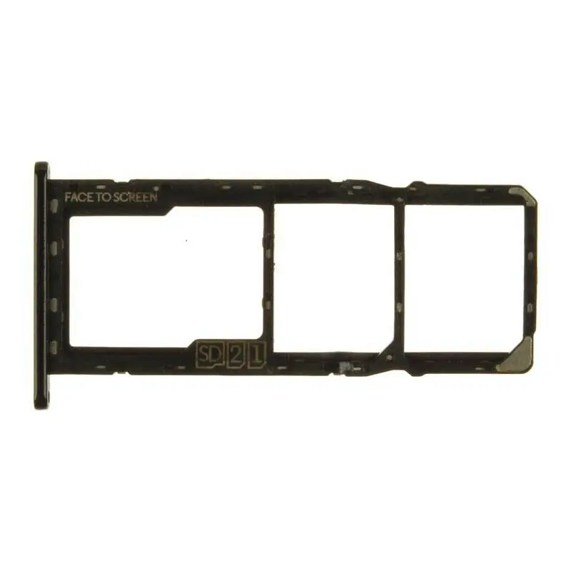 Держатель лотка для карт памяти на 2 SIM-карты и MicroSD черного/золотого цвета Motorola Moto