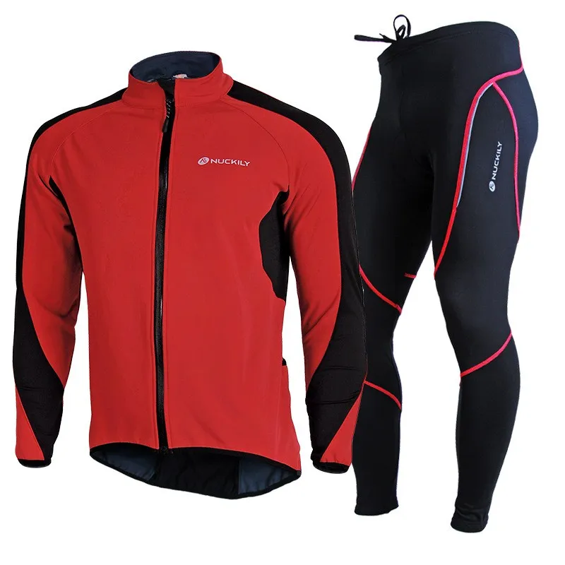 

Cycling Jacket Bicycle Clothing Suit Fleese Thermal Outdoor Sports Jerseys Reflective Racing Mountain Bike Clothing NJ604-W