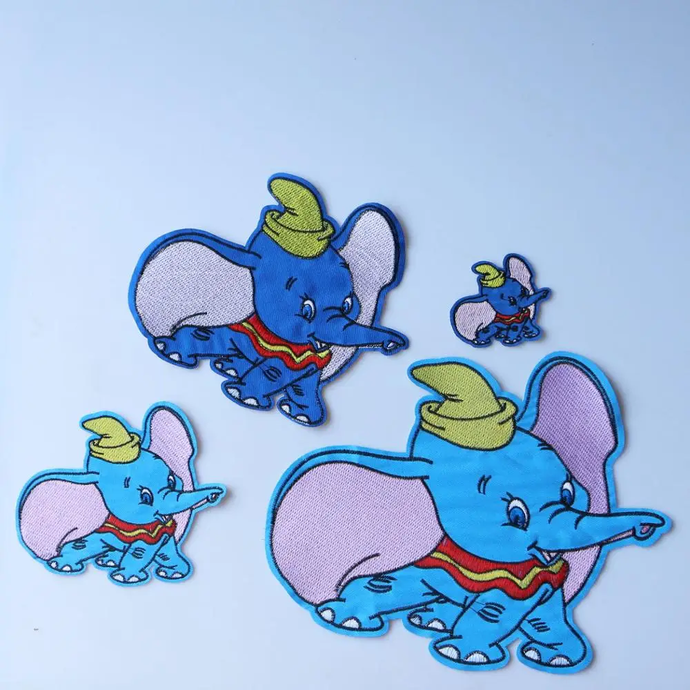 

1 PCS Cute Small Animal Elephant Patch for Clothing Sticker for Children Boy Girl DIY Patches 3D T-shirt Heat Transfer badges