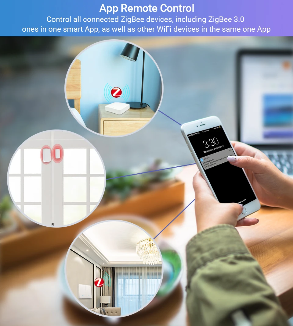 Remoto sem Fio Funciona com Alexa Tuya Zigbee Inteligente Gateway Casa Ponte Controle Google Hogar Shojzj Hub - Image 3