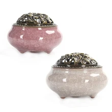 2 шт. керамические горелки для благовоний портативный фарфоровый курильщик буддизм ладан держатель дома Чайный дом Йога студия