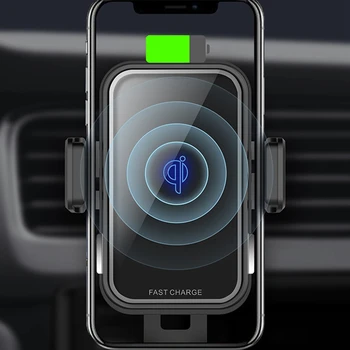 

Smart Induction Car Wireless Charger Qi Standard Mobile Phone Fast Wireless Charging 10W Wireless Car Charger Mount
